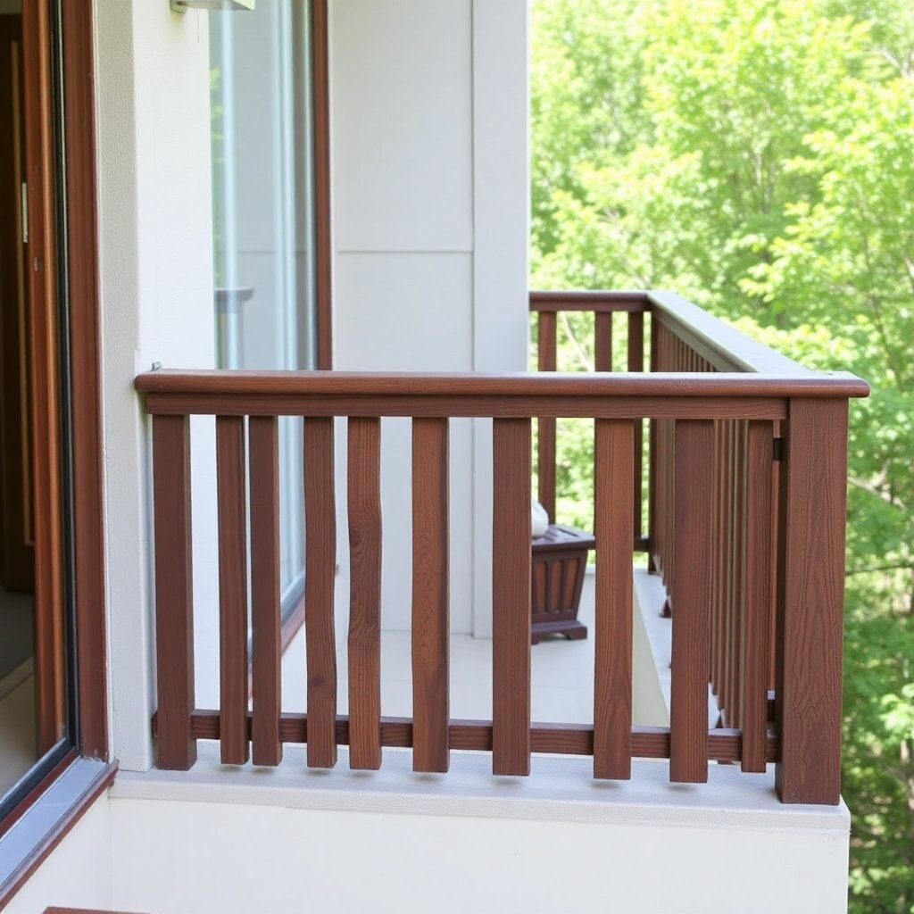 Kuşadası balkon ahşap korkuluk yapımı